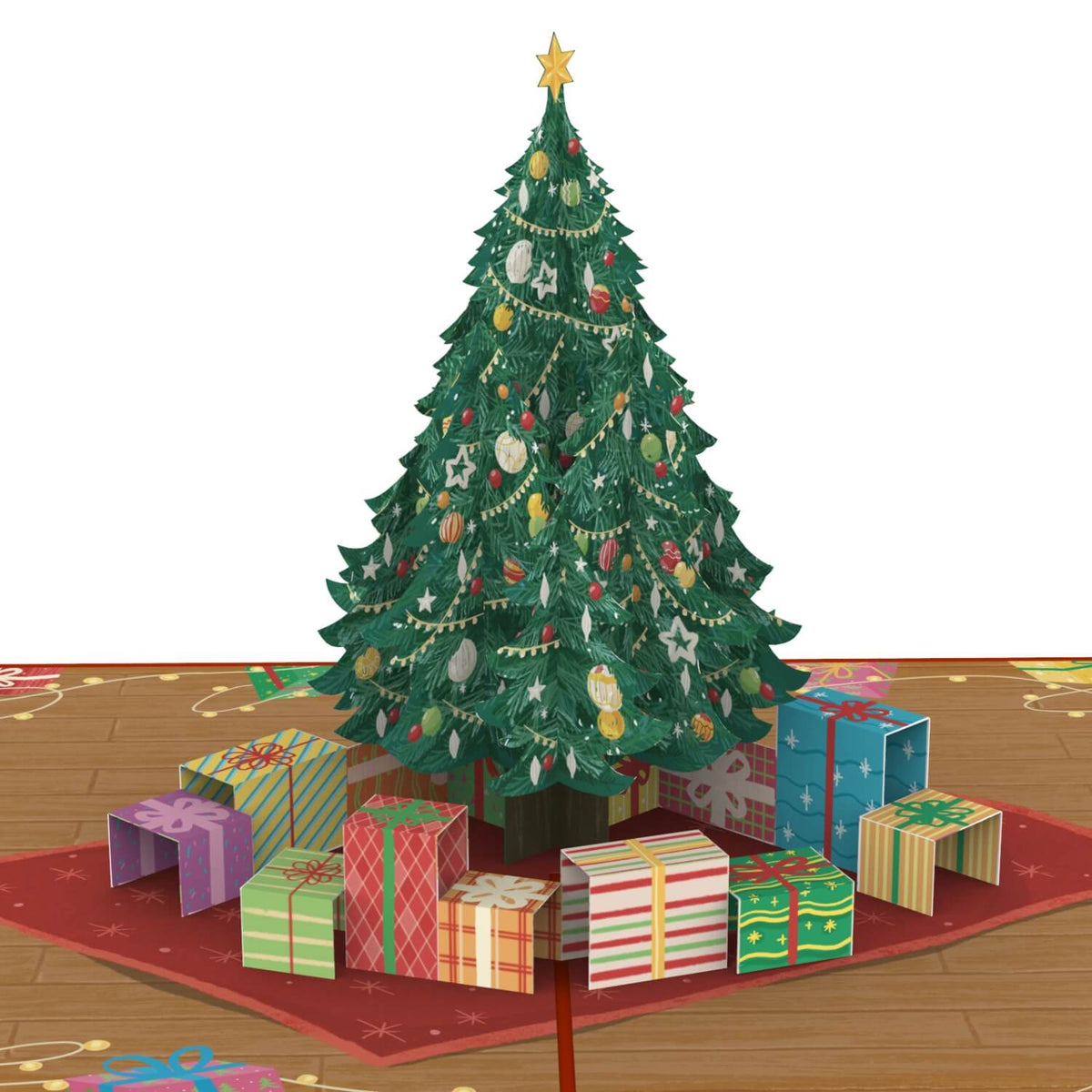 Biglietti Di Natale Benefici – 8 Cartoline Con Alberi E Stelle, Sosteni Hospice UK