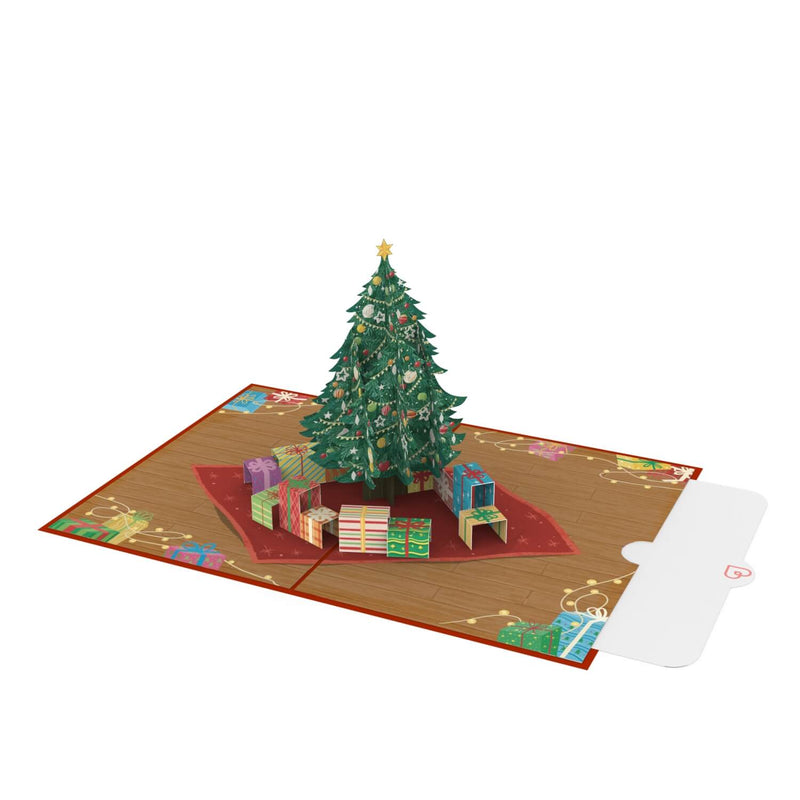 BIGLIETTO POP-UP ALBERO di Natale 3D allegria 3d benedizione cartoline BIGLIETTO POP-UP ALBERO di Natale 3D allegria 3d benedizione cartoline