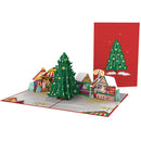 Biglietto pop-up per il mercatino di Natale